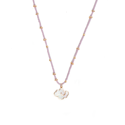 Collar Corto Nebula Lila
