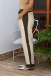 Pantalon Denim Jogger Military