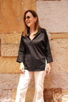 Camisa Relajada Black