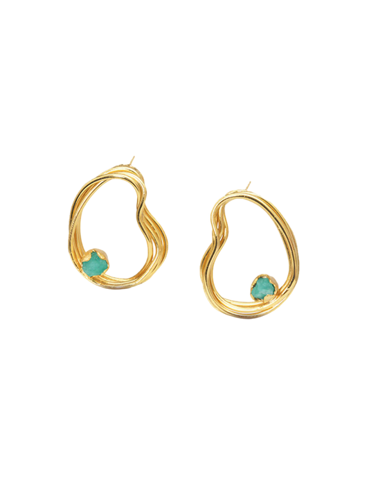 Aretes Providencia Mid Esmeralda