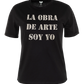 Camiseta Stencil Mujer Letras Verdes