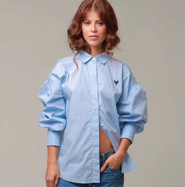 Camisa Woman On A Mission Blue
