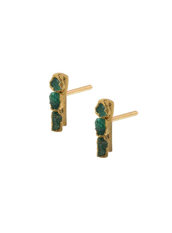 Arete Maya 3 Stone Studs