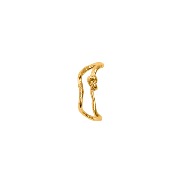 Ear Cuff Loop Plated Gold