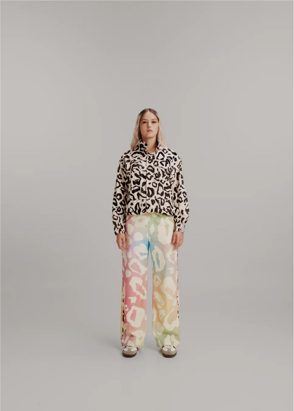 Pantalon Tie Dye Leopard Polyester