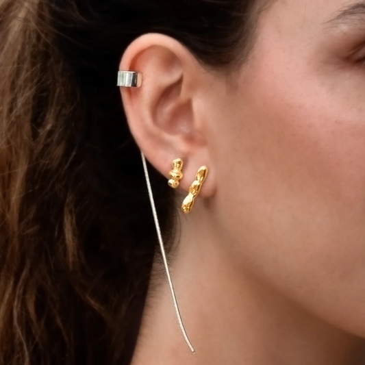 Arete Medio Dirit Dorado
