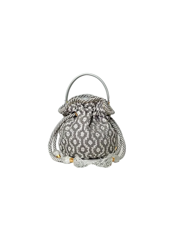 Bolso Bucket Bag Curva Plata