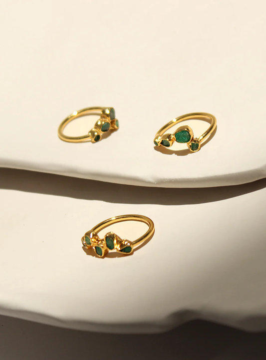 Anillo Drops Leaf