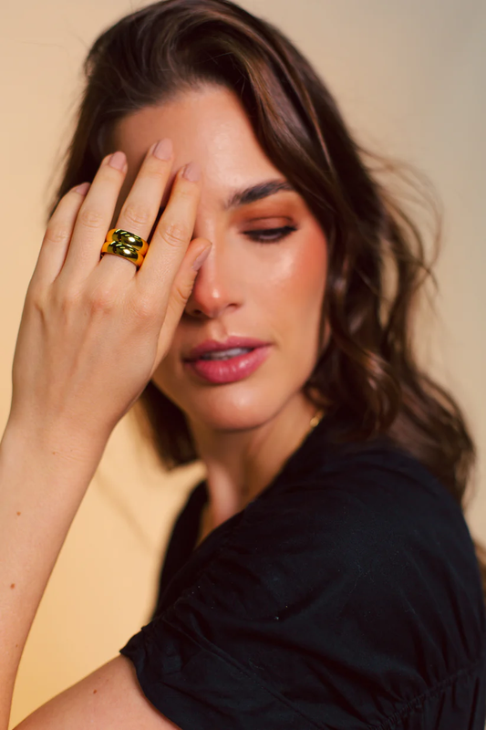 Anillo Beat Doble Gold