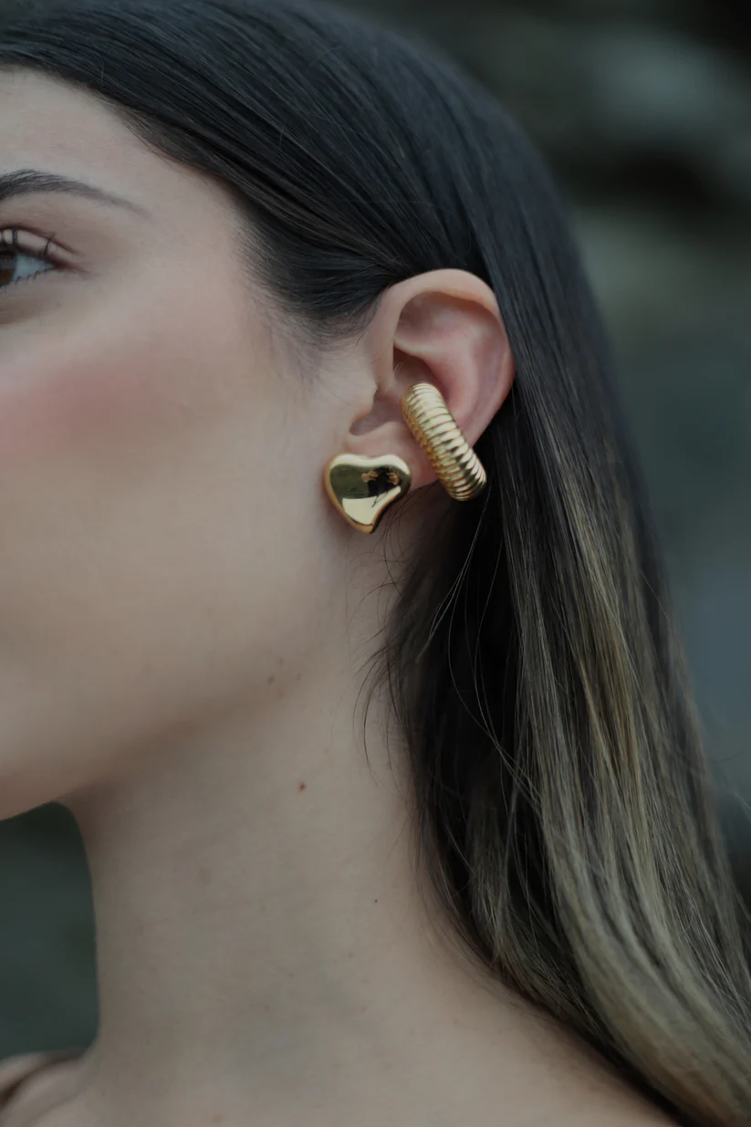 Aretes Heart Gold