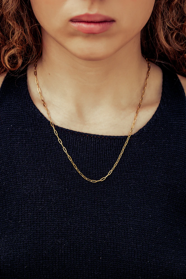 Collar De Eslabones Gold