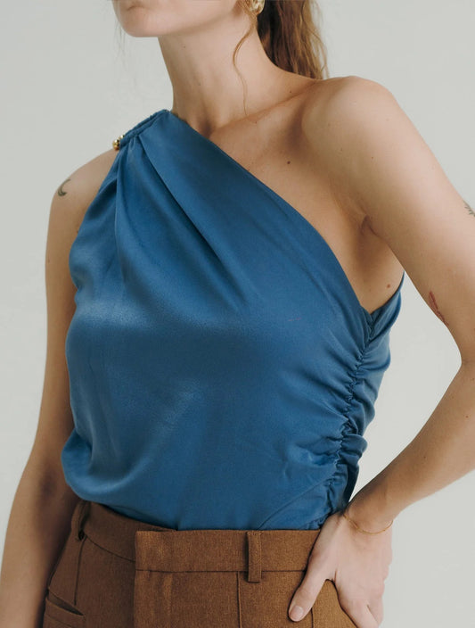 Top Toscano Azul