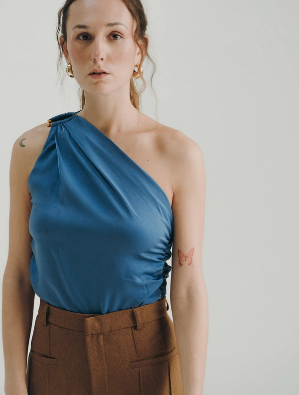 Top Toscano Azul