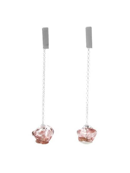 Aretes Soplo S Morado