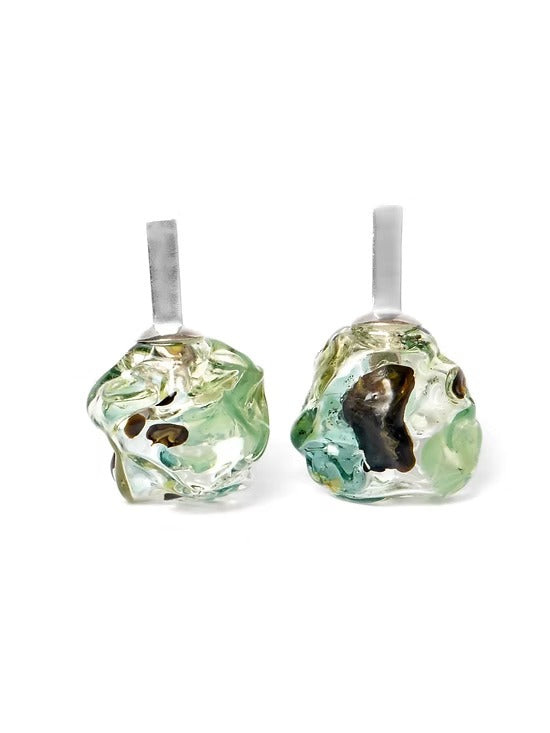 Aretes Soplo M Verde