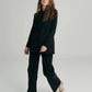 Blazer Malbec Print Negro