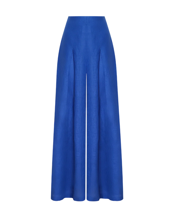 Pant Palmeada Azul