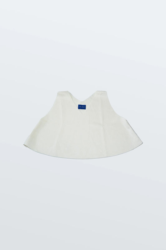Camisa Basica Corta Marfil