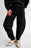 Jean Balloon Velvet Black