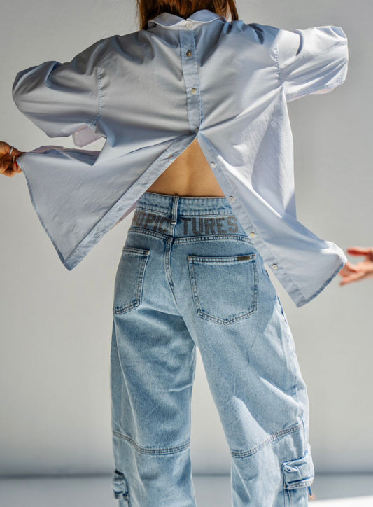 Jean No Pictures Blue