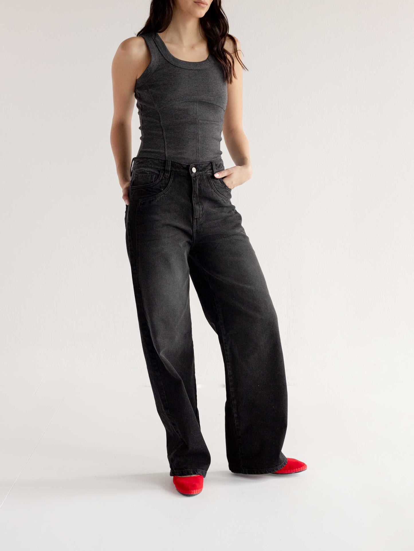 Jean Pocket Black