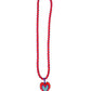 Necklace Long Love You Collar Rojo