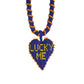 Collar Long Lucky Me Azul Oscuro