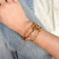 Pulsera Media Chain Dorada
