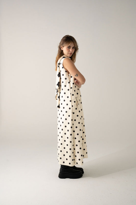 Vestido Serena Print Dots