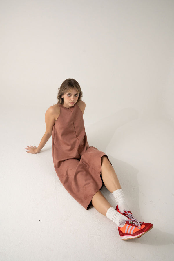 Vestido Siena Canela