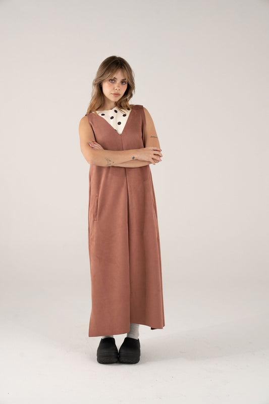 Vestido Serena Canela