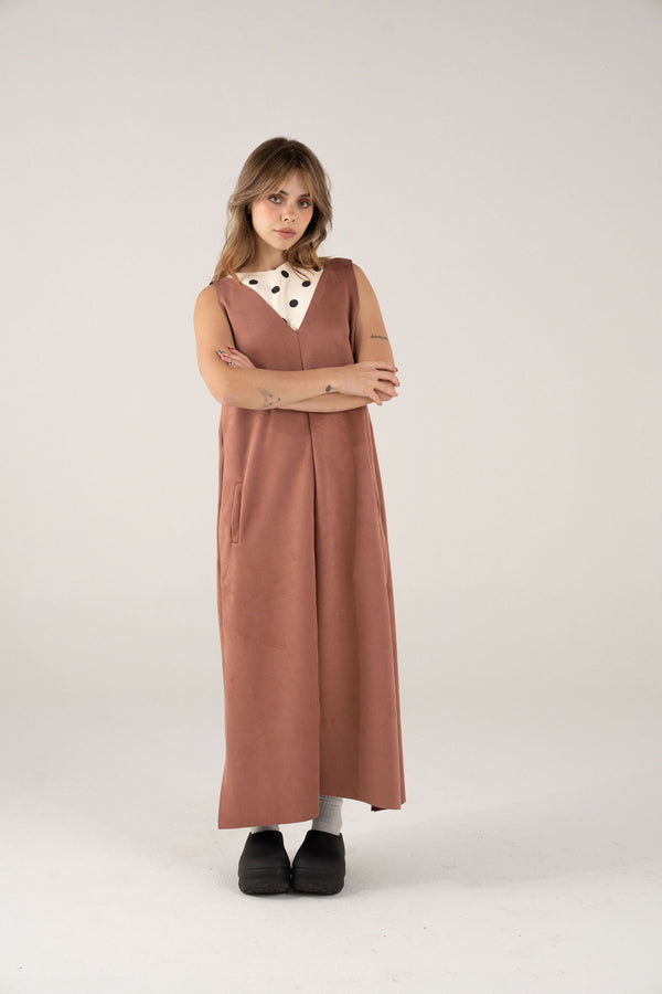 Vestido Serena Canela