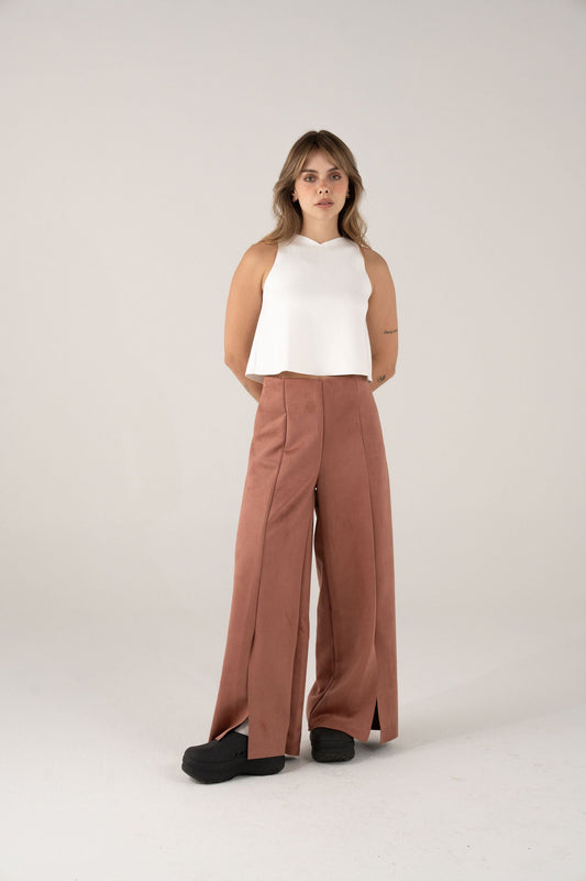 Pantalon Esencial Canela