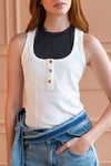 Top Doble Ivory