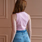 Top Doble Rose