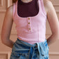 Top Doble Rose