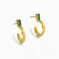 Aretes Maya Emerald